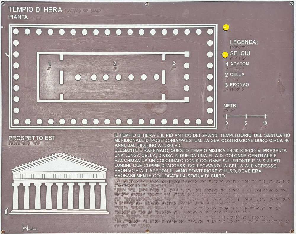 Mappa Tempio di Hera